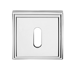 Дополнительные розетки для замка с межкомнатным ключом KEY-set CR 016, материал Латунь, отделка Хром, 53*53 мм