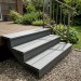 Ступень 3D GardenParkett с древесной текстурой, Серый цвет