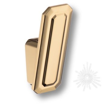 Крючок 7101 010MP11, материал Замак, отделка Золото, 38*27*78 мм