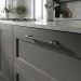 Ручка скоба SYSTEM SY8990 0320 BBN-BBN, материал Алюминий, отделка Титан, 385*16*35 мм