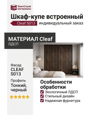 Шкаф-купе встроенный Cleaf S013