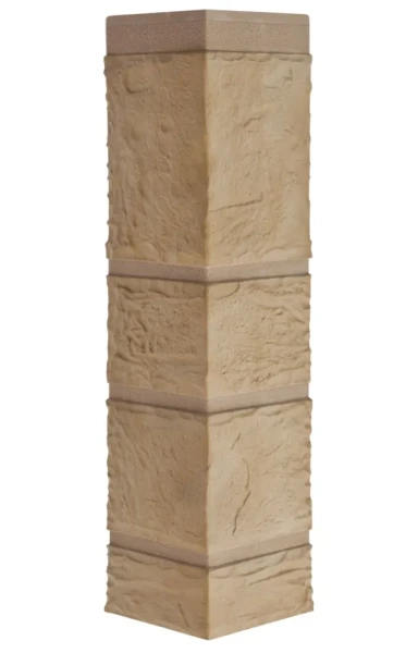 Наружный угол Альта-Профиль Камень Желтый