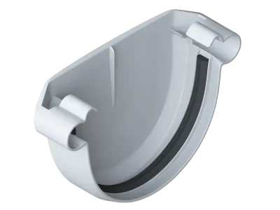 Заглушка для желоба Альта-профиль Элит Белый