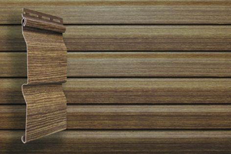 Сайдинг Grand Line, Корабельная доска Tundra, Цвет: Кедр