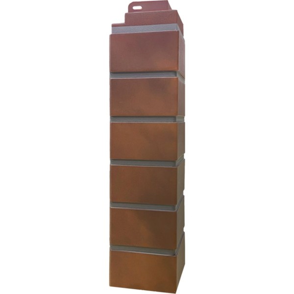 Наружный угол FineBer, Клинкерный кирпич 3D Керамический - черный