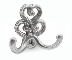 Крючок WAP.802.000.00R3, материал Замак, 62,4*73,5*30 мм