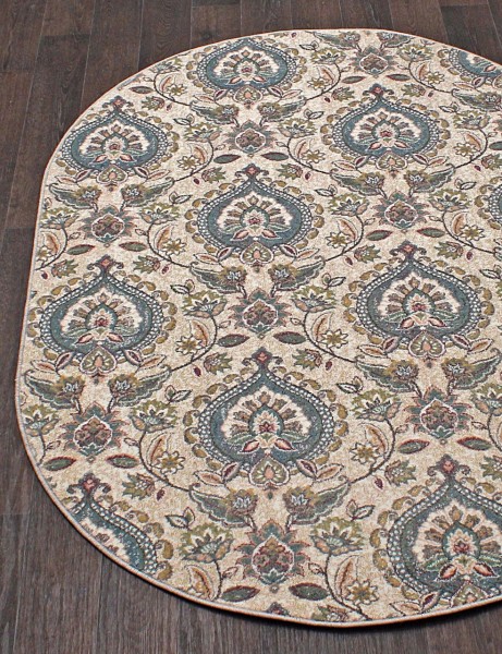 Ковер Sofit C050 light cream овал