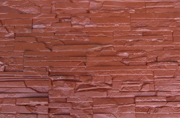 Фасадная панель Аэлит Пласт плоская под кирпич.