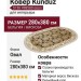 Ковер Kunduz 5138 498580 овал 280x380