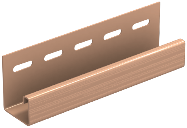 J-планка Ю-пласт, Классика, Розового цвета