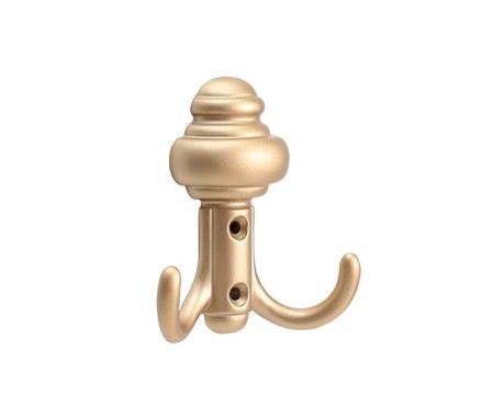 Крючок 11.445.A0903, материал Замак, отделка Золото, 85*80*26 мм