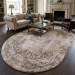 Ковер Armina 3707A brown овал 300x500
