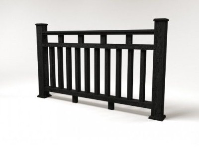 Ограждение из древесно-полимерного композита FG8 кварц