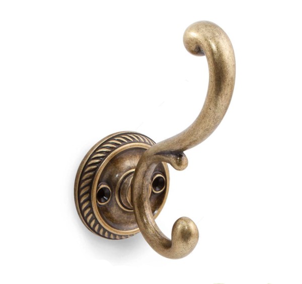 Крючок WAP.804.000.00D1, материал Замак, отделка Бронза, 115*57*80 мм