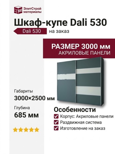 Шкаф-купе Dali 530