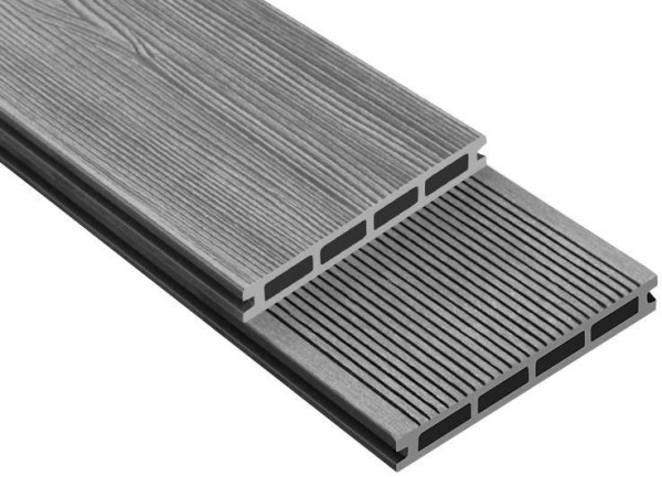 Террасная доска ДПК Outdoor 3D STORM/Вельвет серый микс