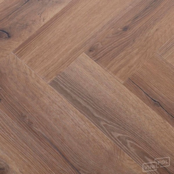 Виниловый пол Vinilam коллекция VinilPol Herringbone Паркет Франческо 9933