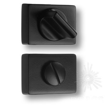 Дополнительные розетки для сантехнического замка RO15W6 AL6 ROSET, материал Замак, цвет Чёрный, отделка Черный, 53*37 мм