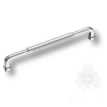 Ручка кнопка 552-192-Chrome, материал Замак, отделка Хром, 32*10*205 мм
