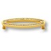 Ручка скоба 2577-030-96, материал Латунь, отделка Золото Кристаллы Swarovski, 106*32*22 мм
