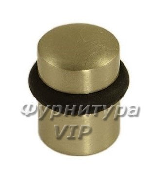 Ограничитель напольный 92/G-NIKMATT, материал Латунь, отделка Никель, 35*27 мм