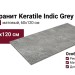 Keratile Indic Grey MT Nanotech Rect. 60x120 CAN5INDCDDHA