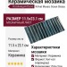 Dune Kit-kat Mosaic Ocean Glossy 11.5x23.1 188860