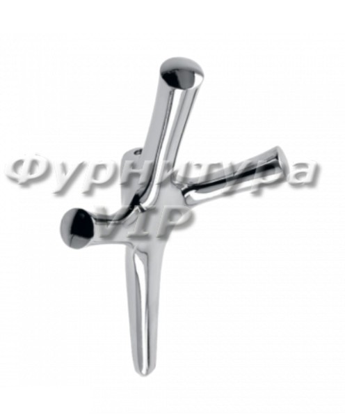 Крючок WZ-WALENCIA-01, материал Замак, отделка Хром, 164*107*58 мм