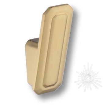 Крючок 7101 010MP35, материал Замак, отделка Золото, 38*27*78 мм