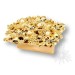 Ручка кнопка"Bouquet" 01.32.MO19, материал Замак, отделка Золото Кристаллы Swarovski, 32*59*56 мм