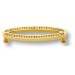 Ручка скоба 2577-030-160, материал Латунь, отделка Золото Кристаллы Swarovski, 169*36*22 мм