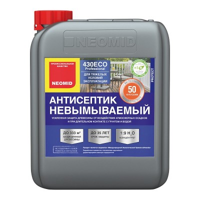 NEOMID 430 ECO Консервирующий невымываемый антисептик 5 л