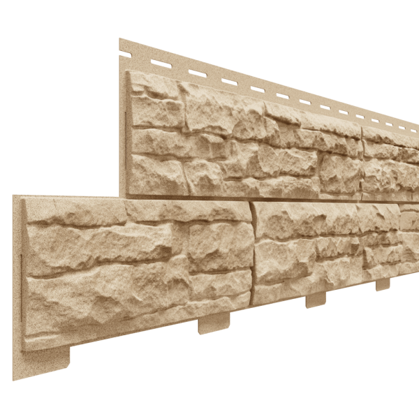 Фасадные панели Доломит, Скалистый риф Премиум, Умбра