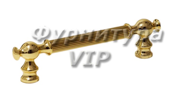 Ручка скоба ORION-02-09 128 мм латунь, материал Латунь, отделка Золото, 160*18*37 мм