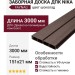 Заборная доска FAYNAG ДПК NIKA цвет шоколад