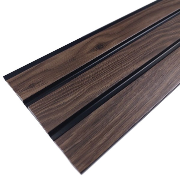 Стеновая панель 3D FineBer Темный орех