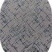 Ковер Liman F164 GREY-DARK BLUE ОВАЛ 280x380