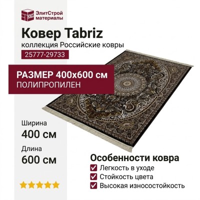 Ковер Tabriz 25777-29733 400x600