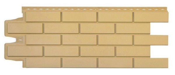 Фасадные панели Grand Line, Клинкерный кирпич Классик, Песчаный.