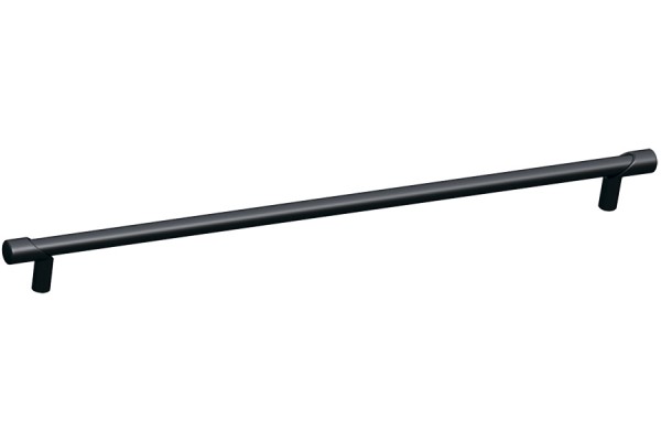 Ручка скоба 8.1149.0320.0252-0252, материал Замак, цвет Чёрный, отделка Черный, 364*10*30 мм