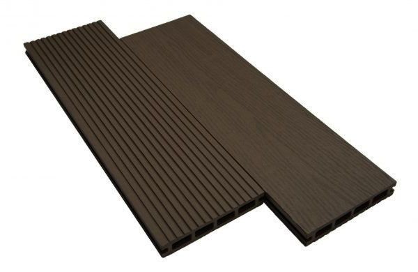 Террасная доска из ДПК WOODVEX Select в цвете Венге