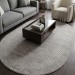 Ковер Atlantis D950 GREY-CREAM овал 240x340
