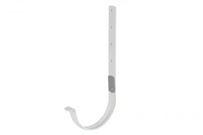 Кронштейн для желоба металлический, Альта-Профиль, Элит Белый