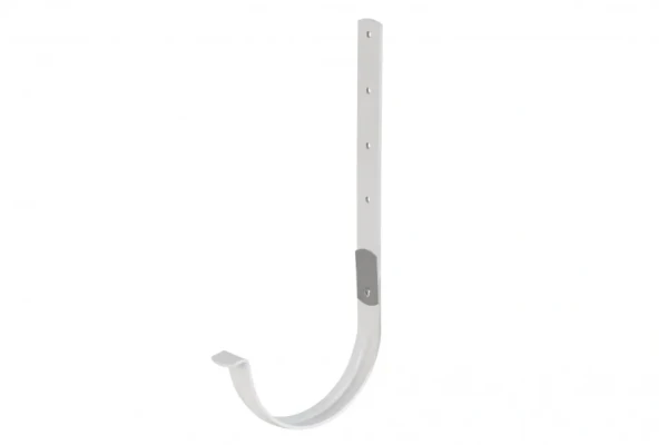 Кронштейн для желоба металлический, Альта-Профиль, Элит Белый