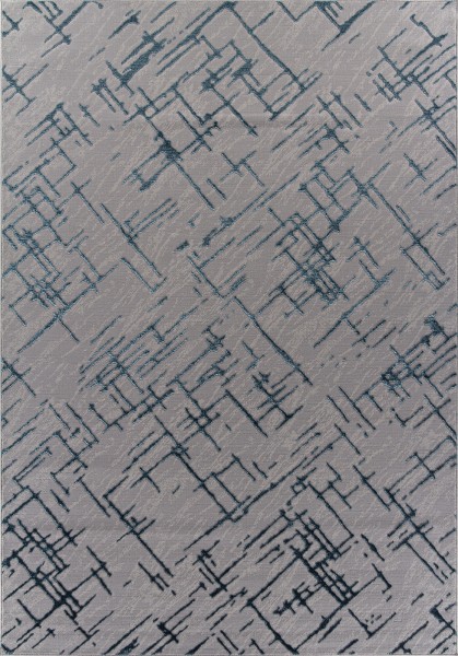 Ковер Liman F164 GREY-DARK BLUE 400x600