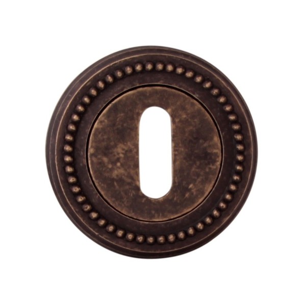 Дополнительные розетки для замка с межкомнатным ключом CAB 50 L DAB, материал Латунь, отделка Бронза, d=50 мм