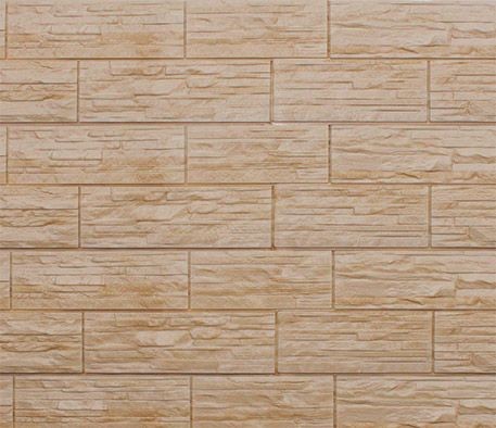 Фасадная панель Доломит, Песчаник Кубани, Кремовый оттенок.