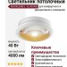 Светильник потолочный NOVALENS L 12.40 WG