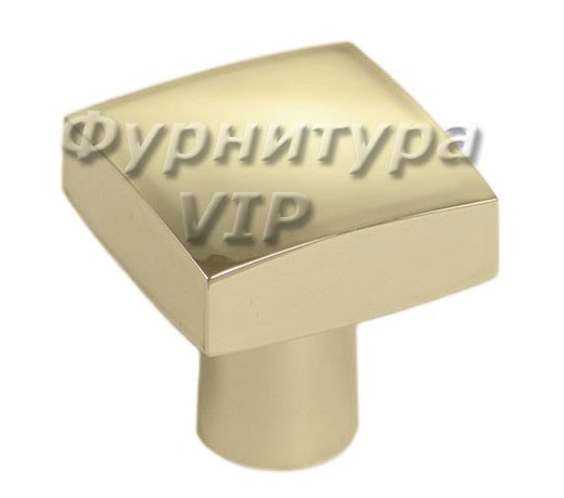 Ручка кнопка 920-35 NB, материал Латунь, 35*35*36,5 мм