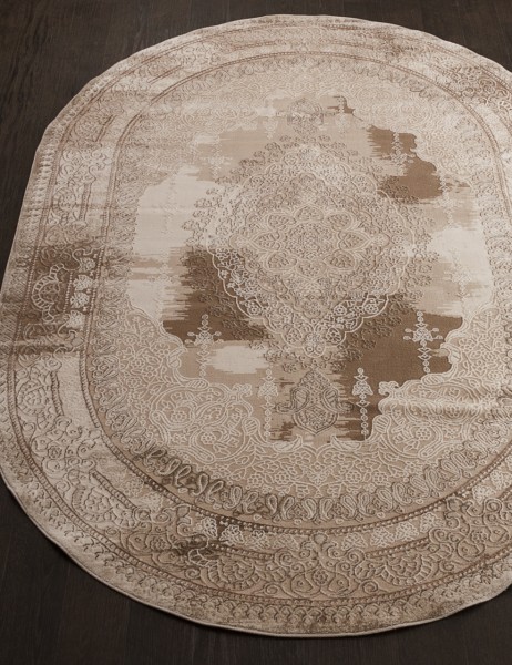 Ковер Armina 3704A brown овал
